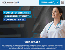 Tablet Screenshot of jobs.hcr-manorcare.com